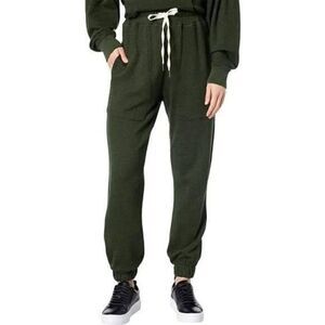 n: philanthropy Elastic Drawcord Waist Tapered Leg Quattro Jogger Pants Green Sm